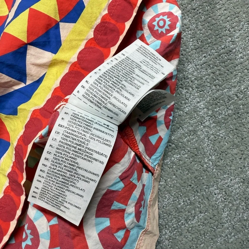 Adidas Farm Rio Kaleidoscope Button Down Colorful Shirt L-XL - Picture 5 of 7